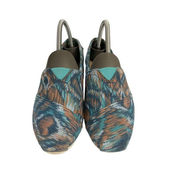 Toms 710515 Women's  Size 5 Ikat Print Slip-On casual comfort Shoes - Picture 3 of 9